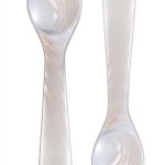 Caviar Spoon 2-Piece Mother of Pearl Set by Patelai 9cm 3.54in-0