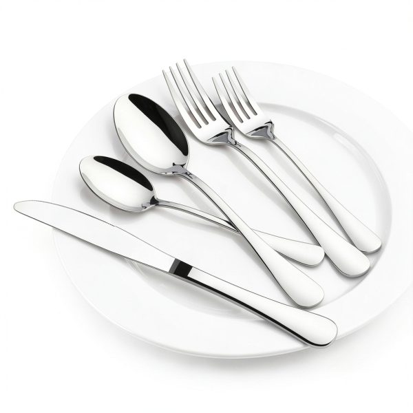 Silverware Set 40 Piece Heavy Duty Stainless Steel Flatware STILLOYE-2