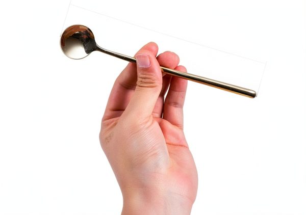 Coffee Spoon 6.7" Long Handle Gold Stainless Steel Set of 4 by GENRICE-1