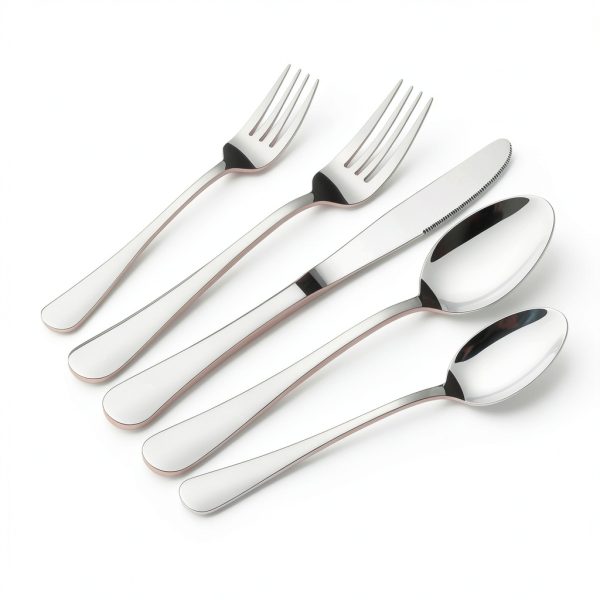 Silverware Set 40 Piece Heavy Duty Stainless Steel Flatware STILLOYE-4