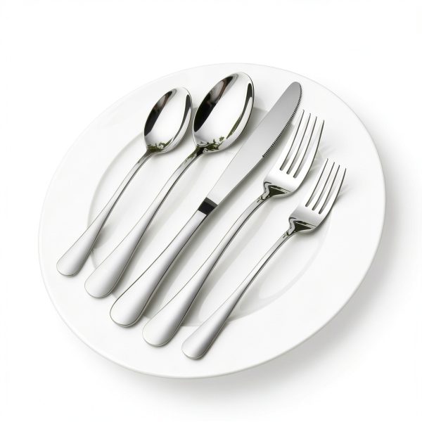 Silverware Set 40 Piece Heavy Duty Stainless Steel Flatware STILLOYE-5