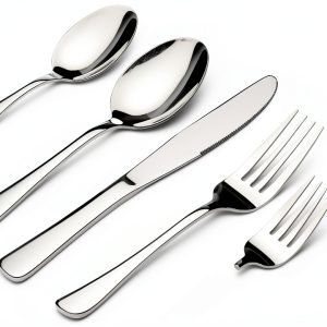 Silverware Set 40 Piece Heavy Duty Stainless Steel Flatware STILLOYE-0