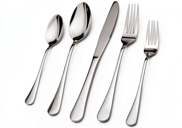Silverware Set 40 Piece Heavy Duty Stainless Steel Flatware STILLOYE-6
